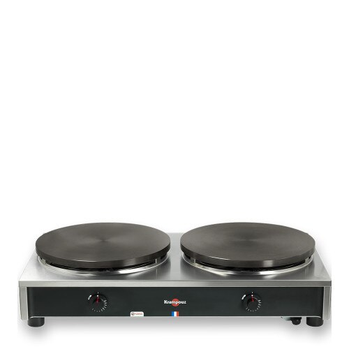 Krampouz Gas Crepe Maker - Double Frame - Luxury Range - 400mm - Thermostat Control